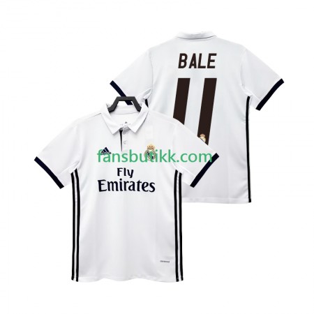 Fotballdrakt Real Madrid BALE 11 2017 Retro Hjemmetrøye 2018 Kortermet